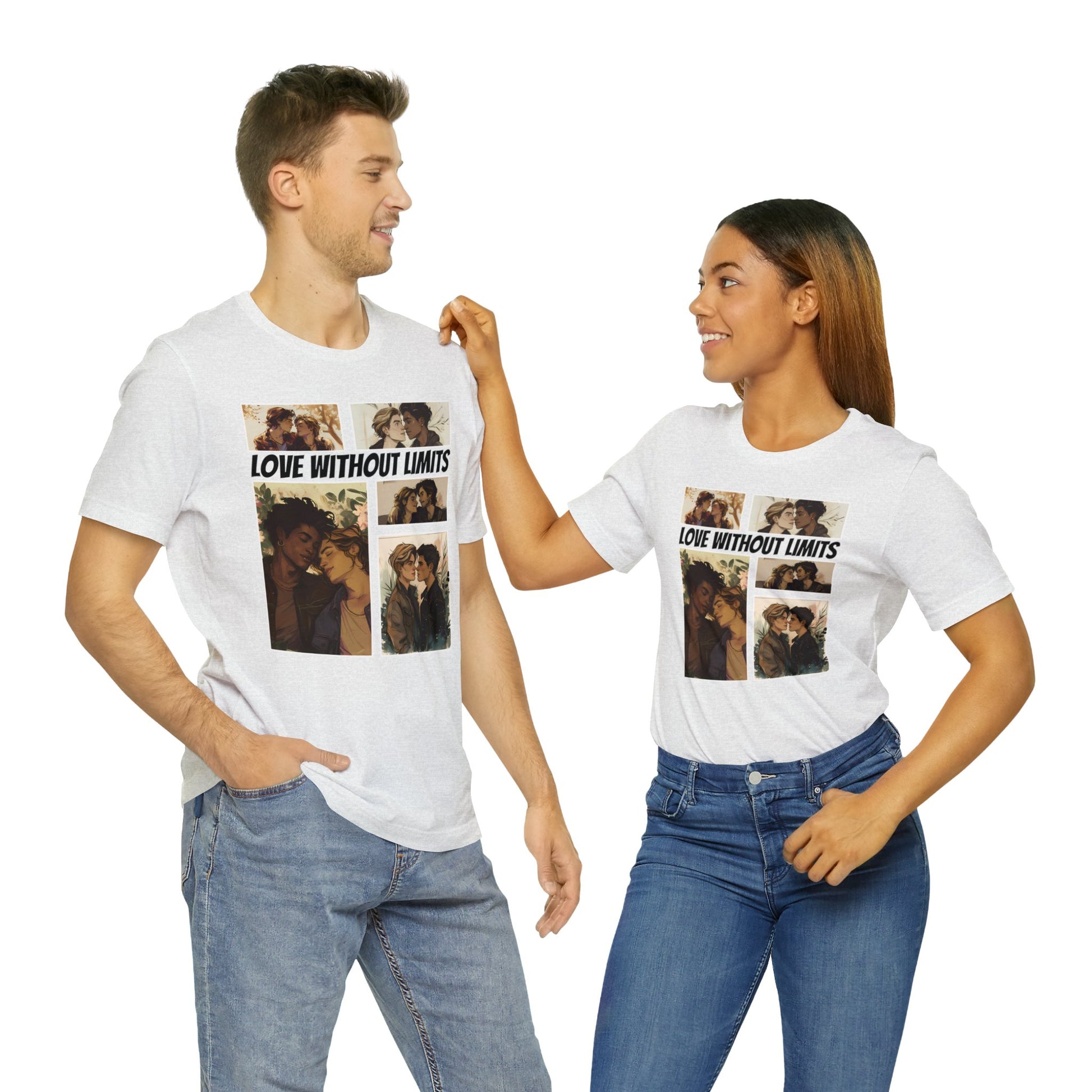 Love Without Limits - Boys - Unisex T-Shirt - T-Shirt - Ash The Lucky Wombat