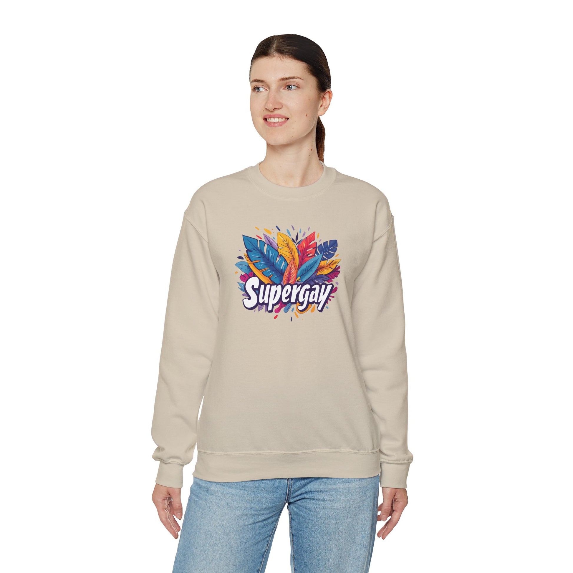 Supergay Unisex Sweatshirt - Sweatshirt - The Lucky Wombat