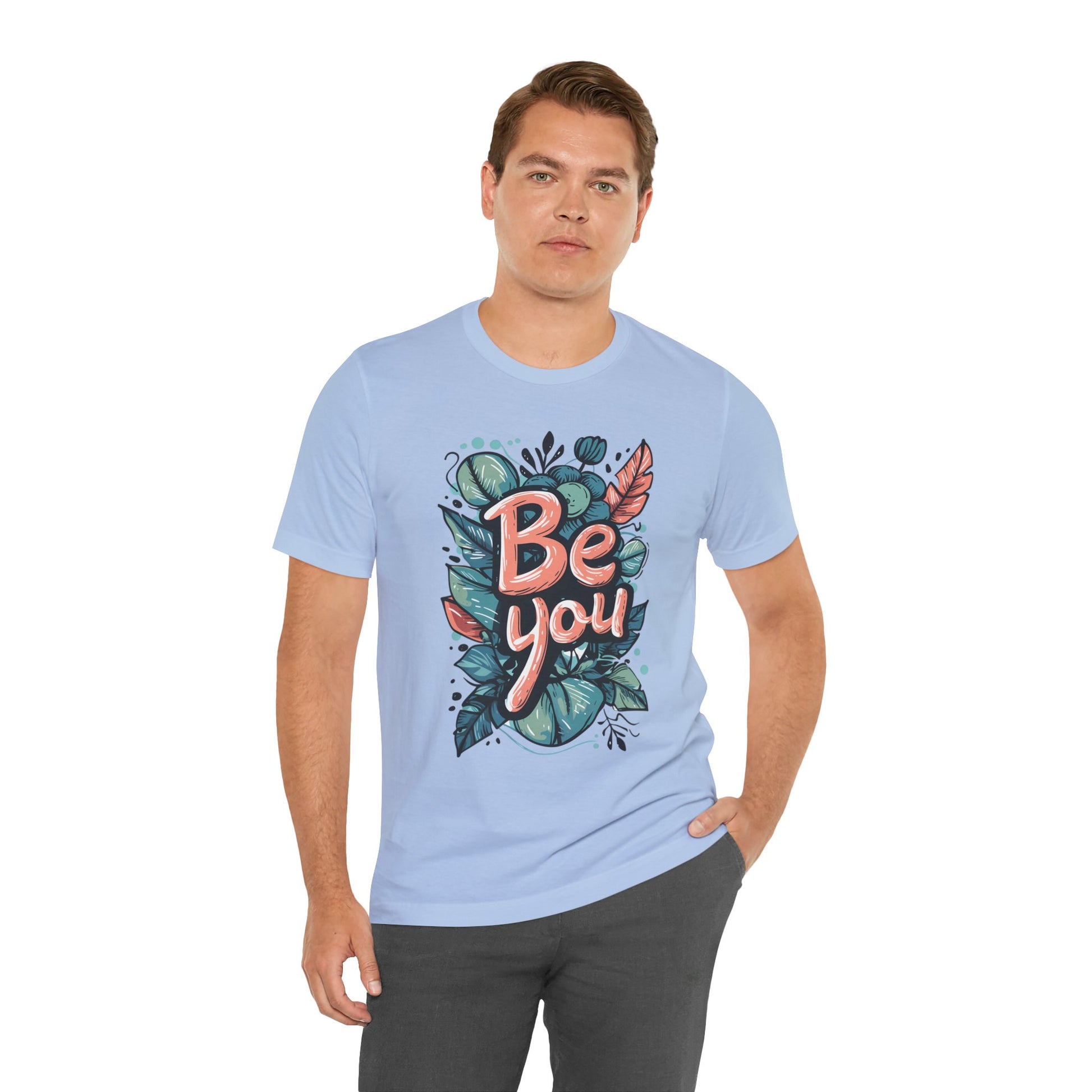 Leaves Be you - Unisex T-shirt - T-Shirt - The Lucky Wombat