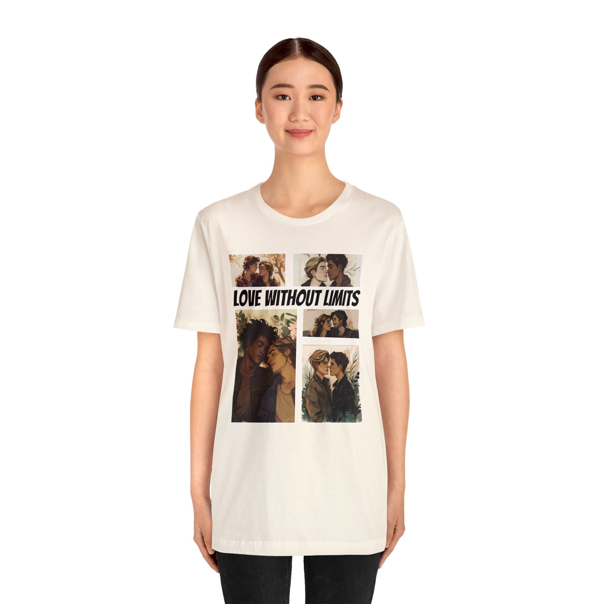Love Without Limits - Boys - Unisex T-Shirt - T-Shirt - Natural The Lucky Wombat