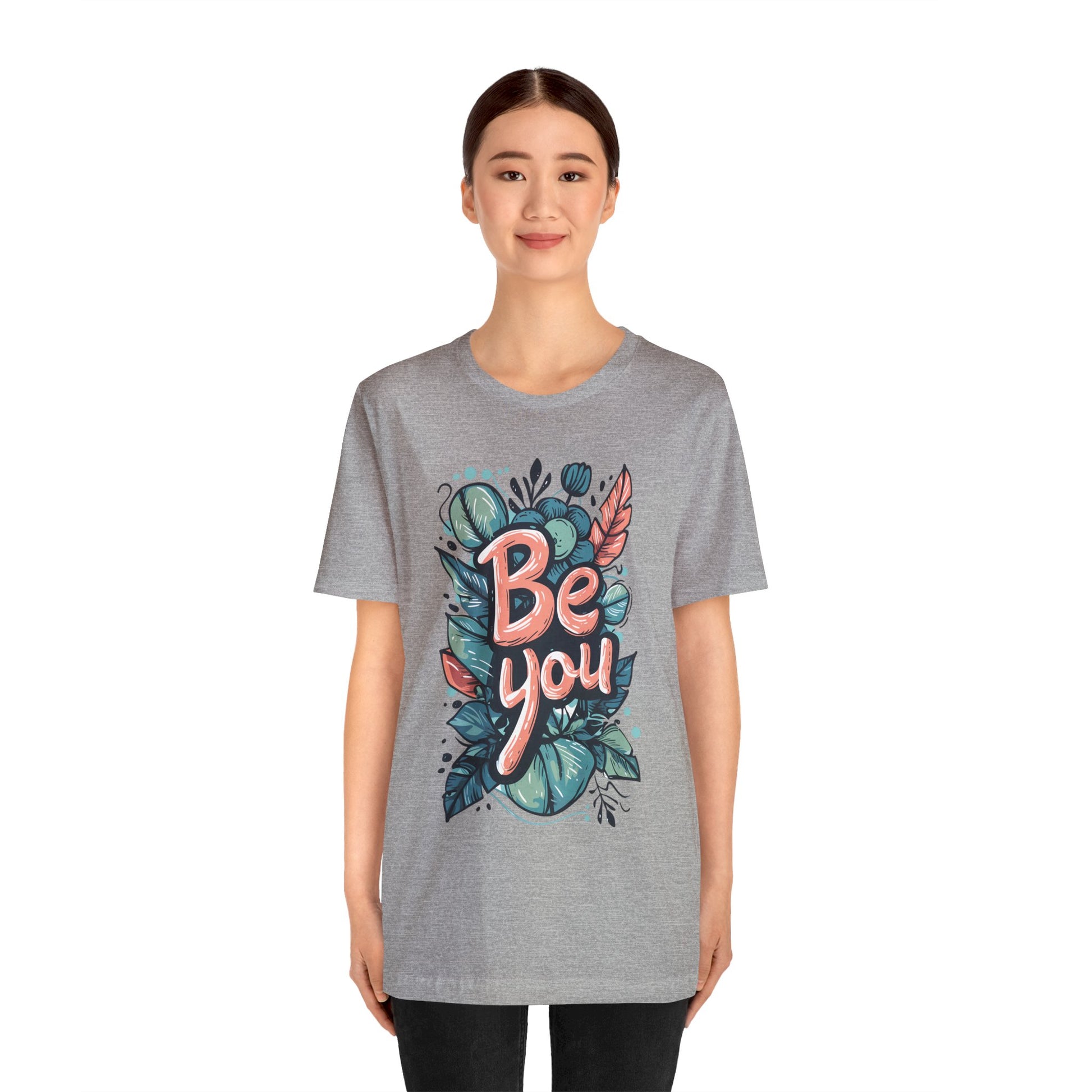 Leaves Be you - Unisex T-shirt - T-Shirt - The Lucky Wombat