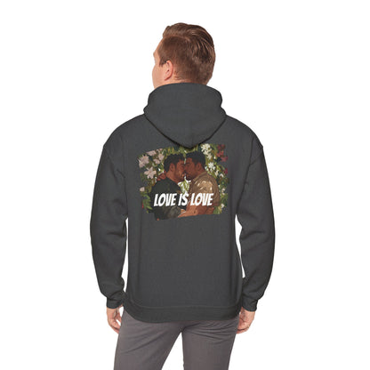 Love Is Love - Bears - Unisex Hoodie - Hoodie - Heather Navy - The Lucky Wombat