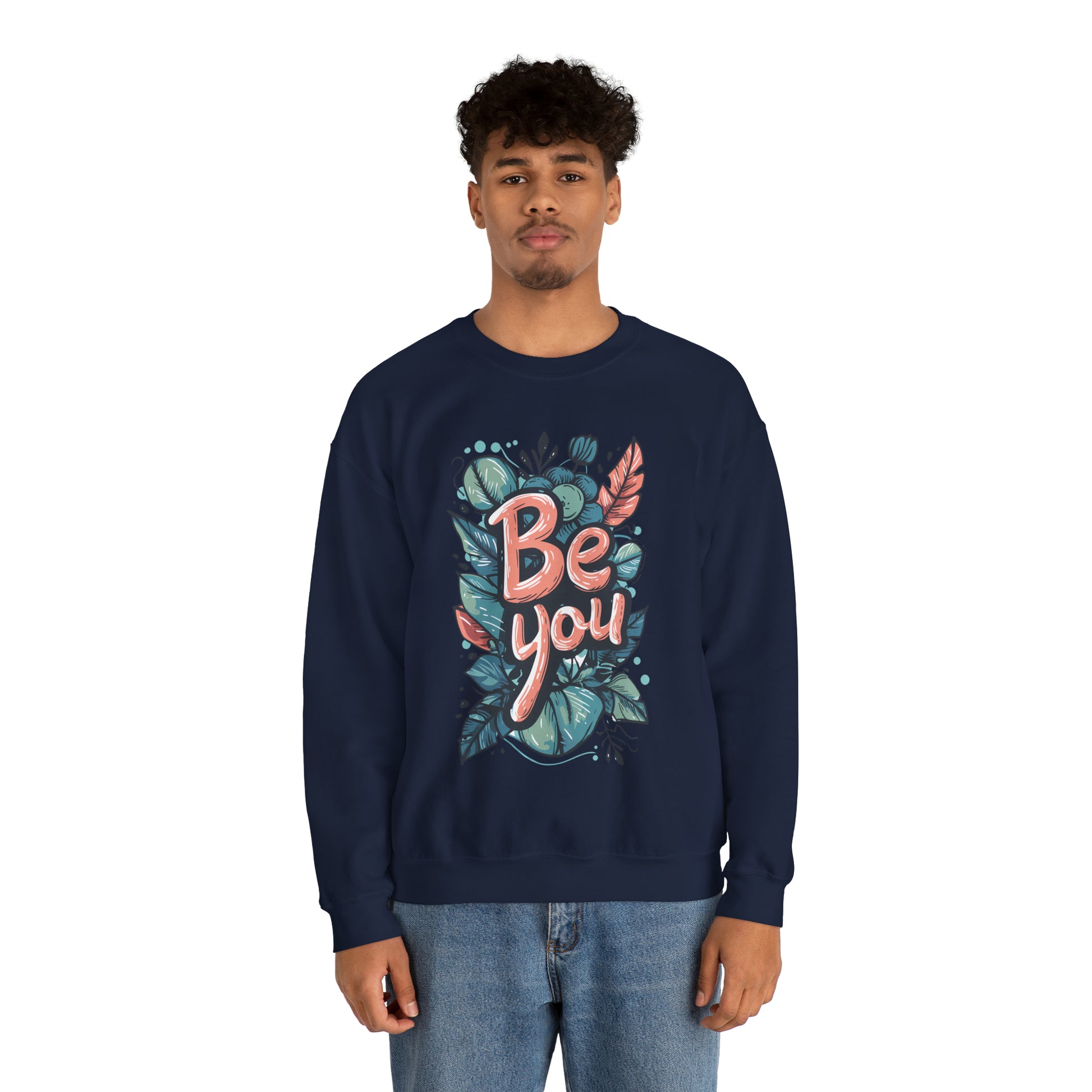 Leaves Be you Unisex Sweatshirt - Sweatshirt - The Lucky Wombat