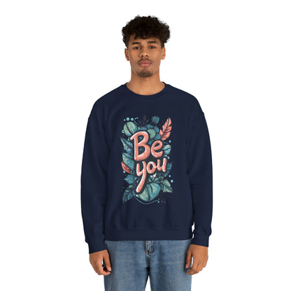 Leaves Be you Unisex Sweatshirt - Sweatshirt - The Lucky Wombat