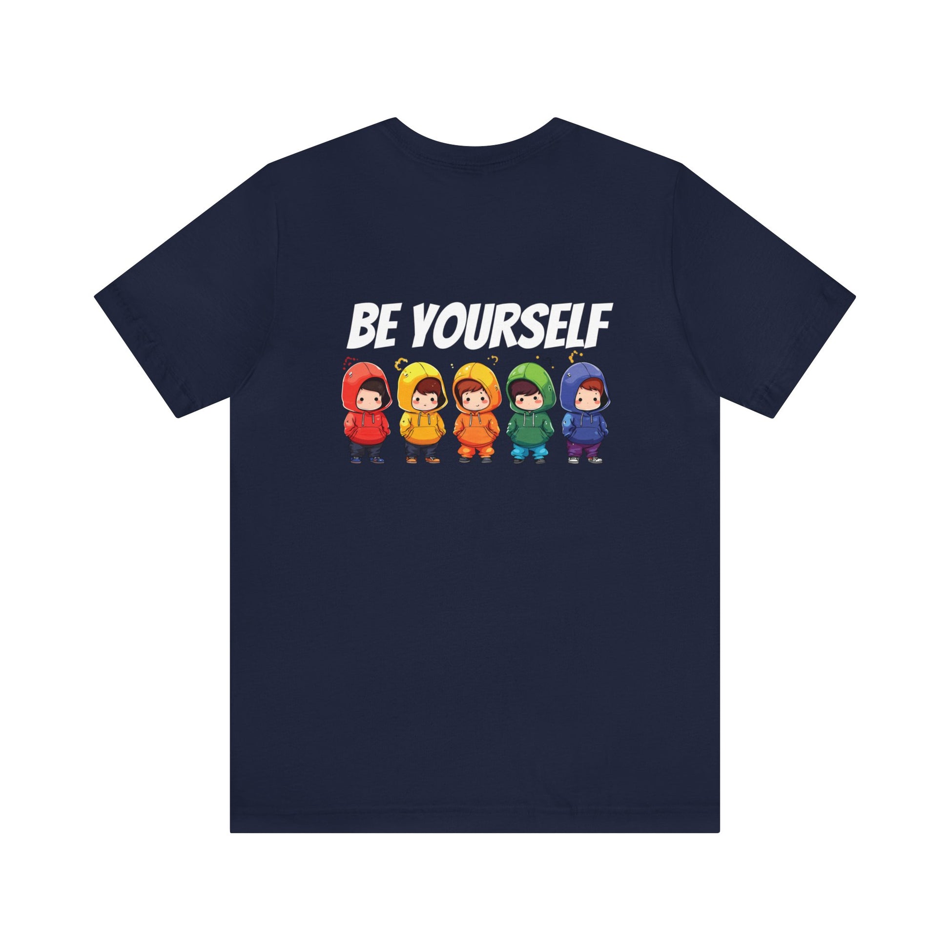 Cutties in Hoodies - Unisex T-Shirt - T-Shirt - Navy - The Lucky Wombat