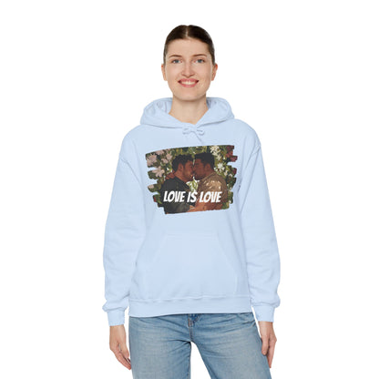 Love Is Love - Bears - Unisex Hoodie - Hoodie - Heather Navy - The Lucky Wombat