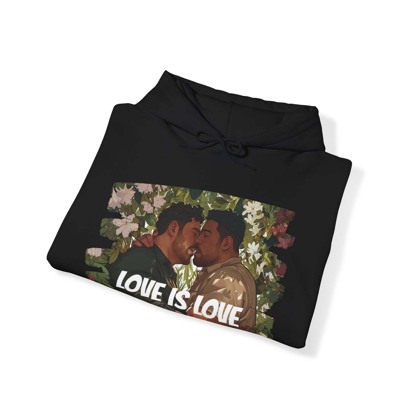 Love Is Love - Bears - Unisex Hoodie - Hoodie - Heather Navy - The Lucky Wombat