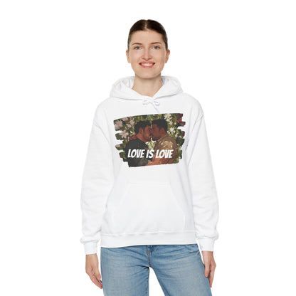 Love Is Love - Bears - Unisex Hoodie - Hoodie - Heather Navy - The Lucky Wombat