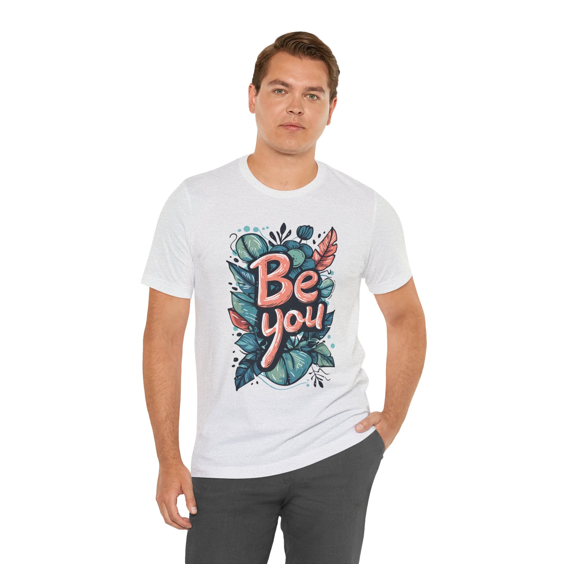 Leaves Be you - Unisex T-shirt - T-Shirt - The Lucky Wombat