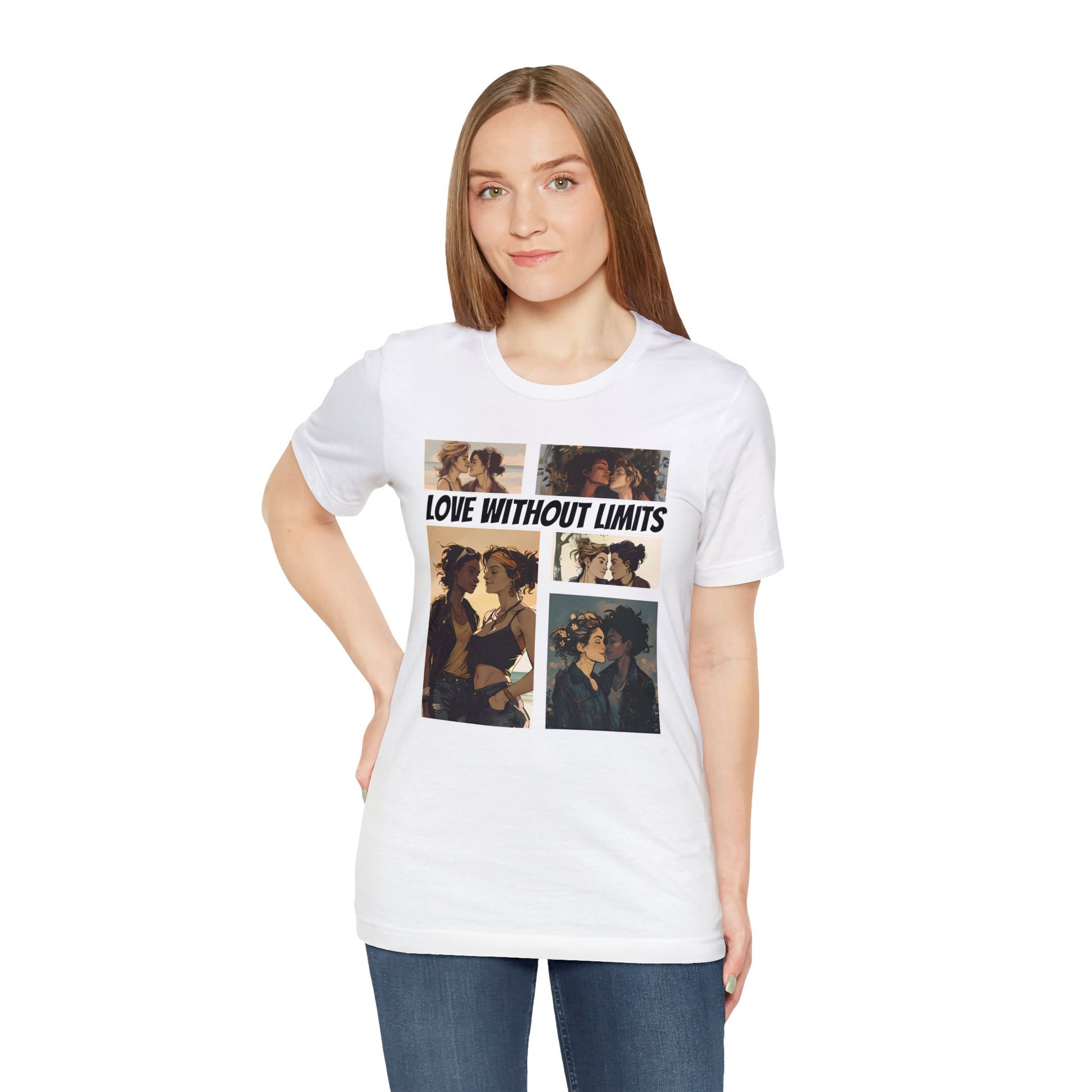 Love Without Limits - Girls - Unisex T-Shirt - T-Shirt - White - | The Lucky Wombat