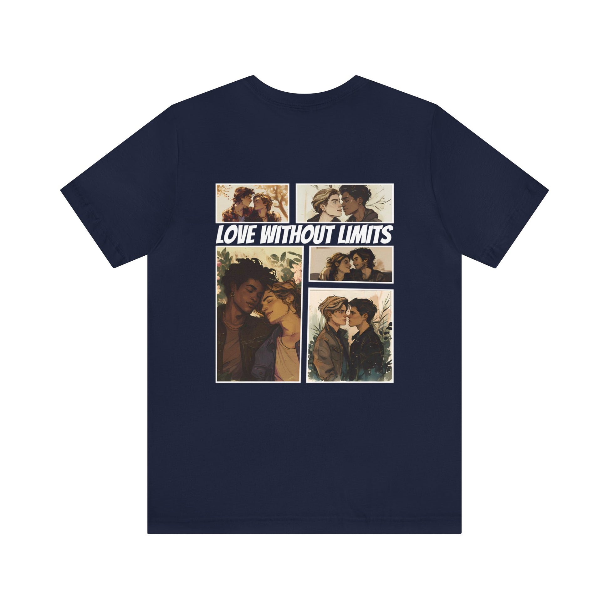 Love Without Limits - Boys - Unisex T-Shirt - T-Shirt - Navy The Lucky Wombat