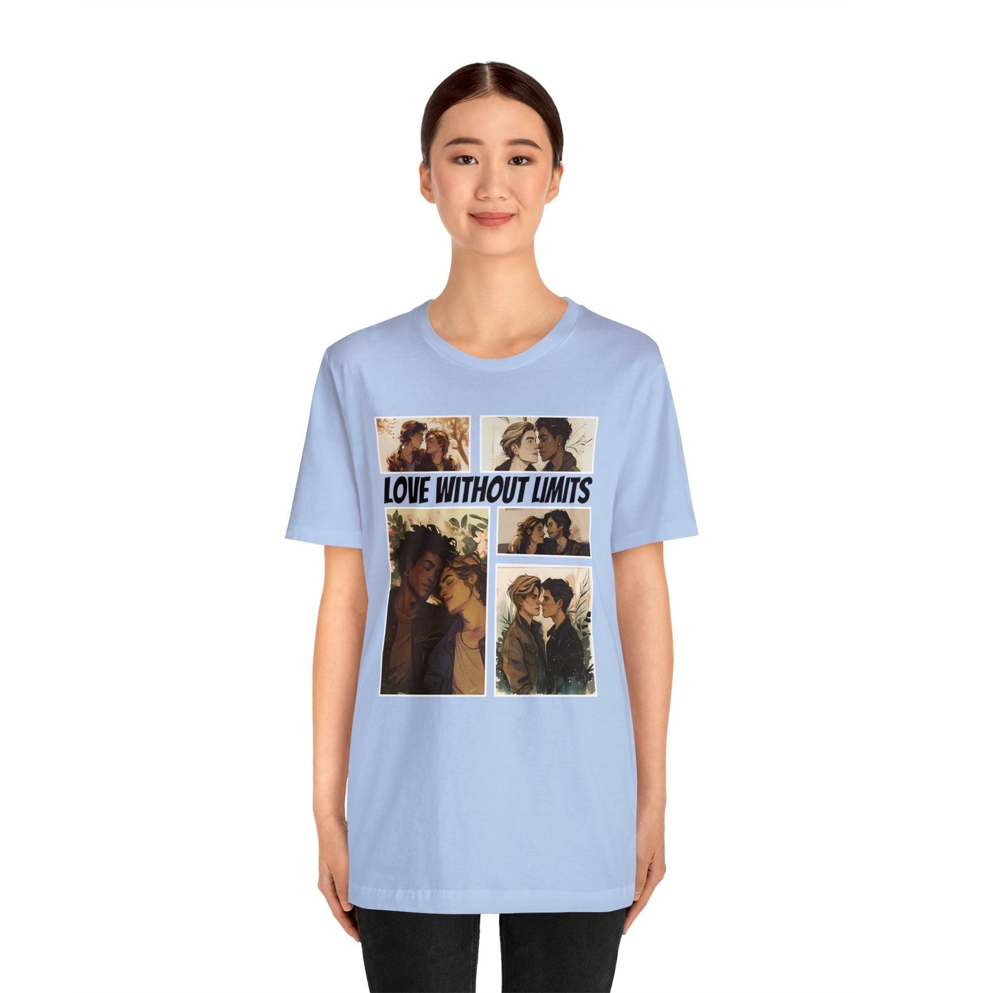 Love Without Limits - Boys - Unisex T-Shirt - T-Shirt - Baby Blue | The Lucky Wombat