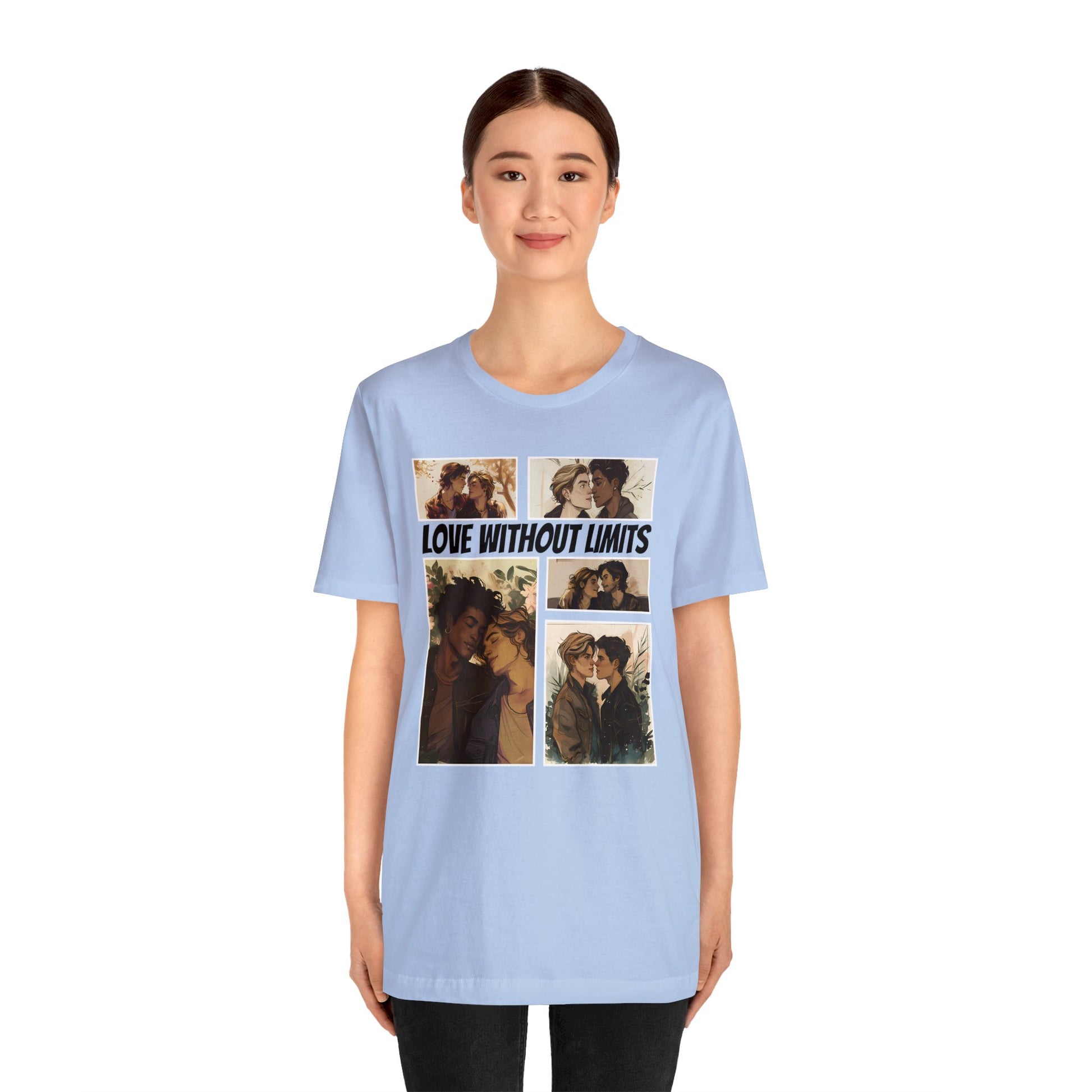 Love Without Limits - Boys - Unisex T-Shirt - T-Shirt - Baby Blue | The Lucky Wombat