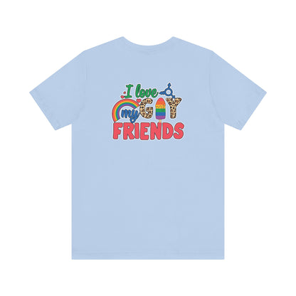 I Love My Gay Friends T-shirt - T-Shirt - Black The Lucky Wombat