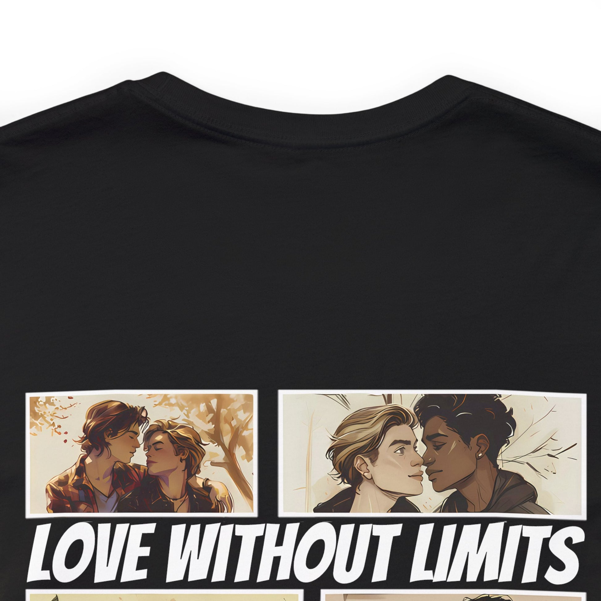 Love Without Limits - Boys - Unisex T-Shirt - T-Shirt - Black The Lucky Wombat