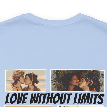 Love Without Limits - Girls - Unisex T-Shirt - T-Shirt - Baby Blue - | The Lucky Wombat