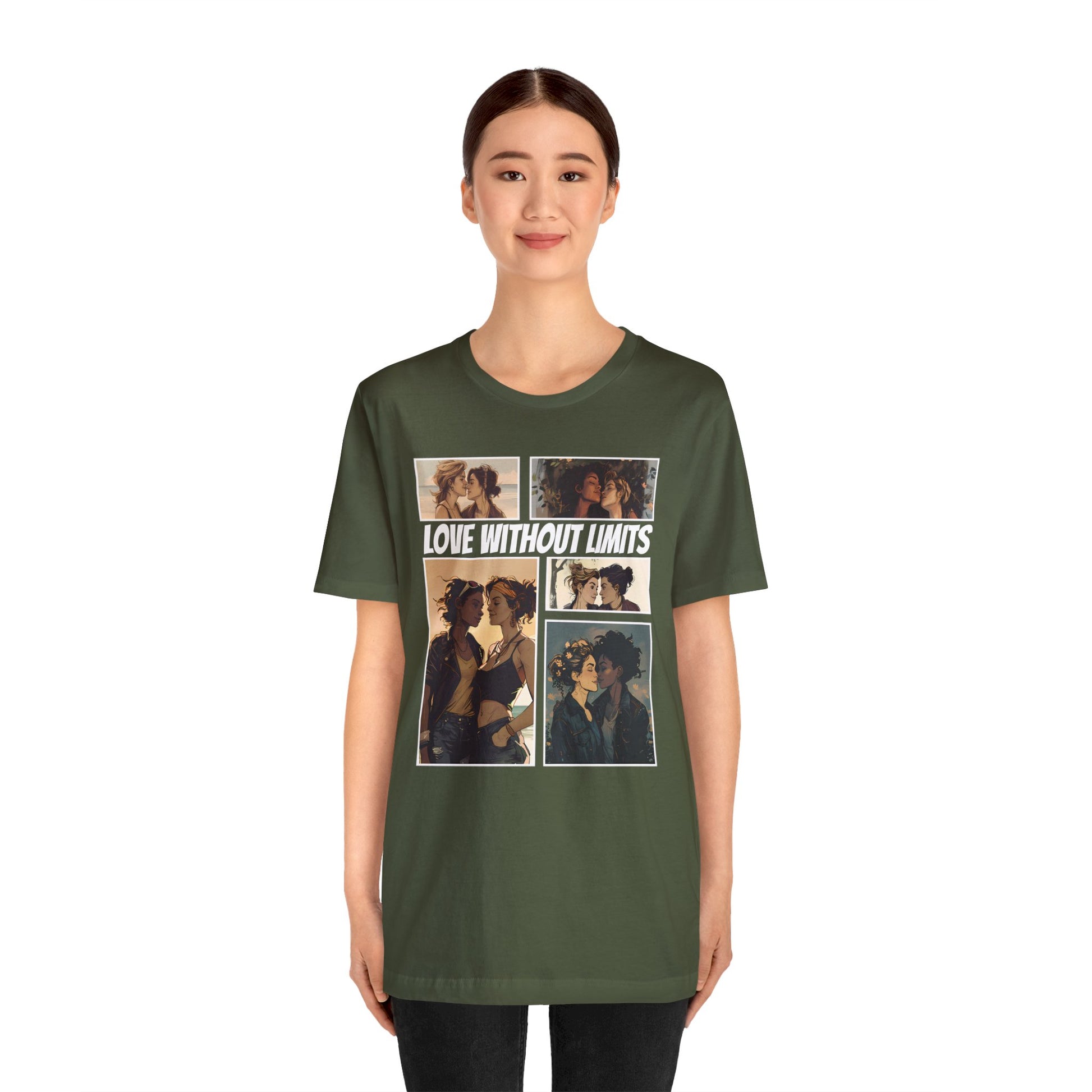 Love Without Limits - Girls - Unisex T-Shirt - T-Shirt - Ash - | The Lucky Wombat