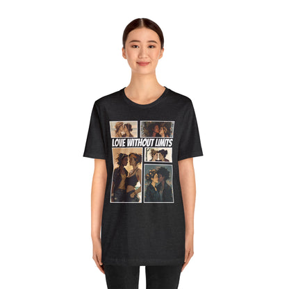 Love Without Limits - Girls - Unisex T-Shirt - T-Shirt - Dark Grey Heather - | The Lucky Wombat