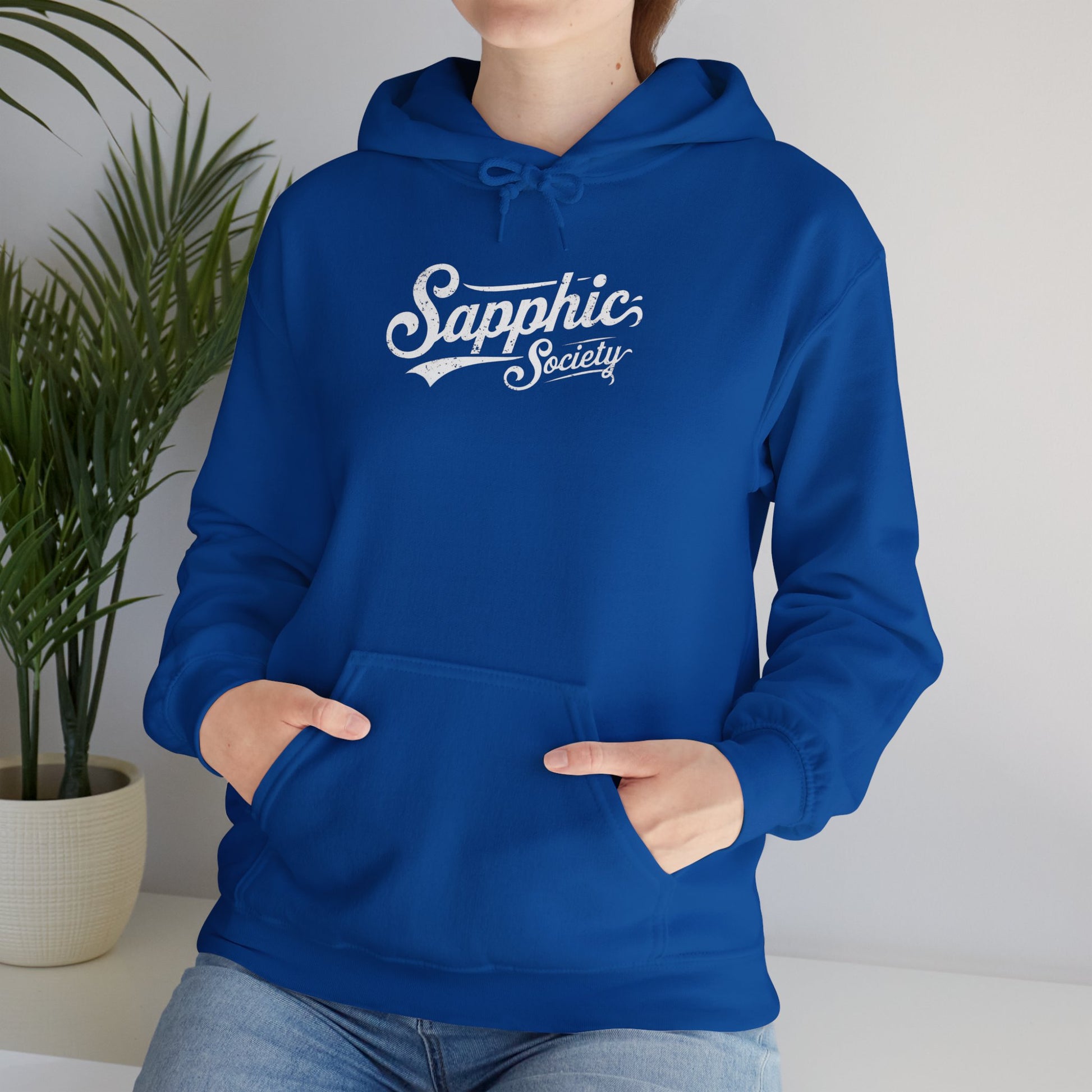 Sapphic Society Hoodie - Hoodie - The Lucky Wombat