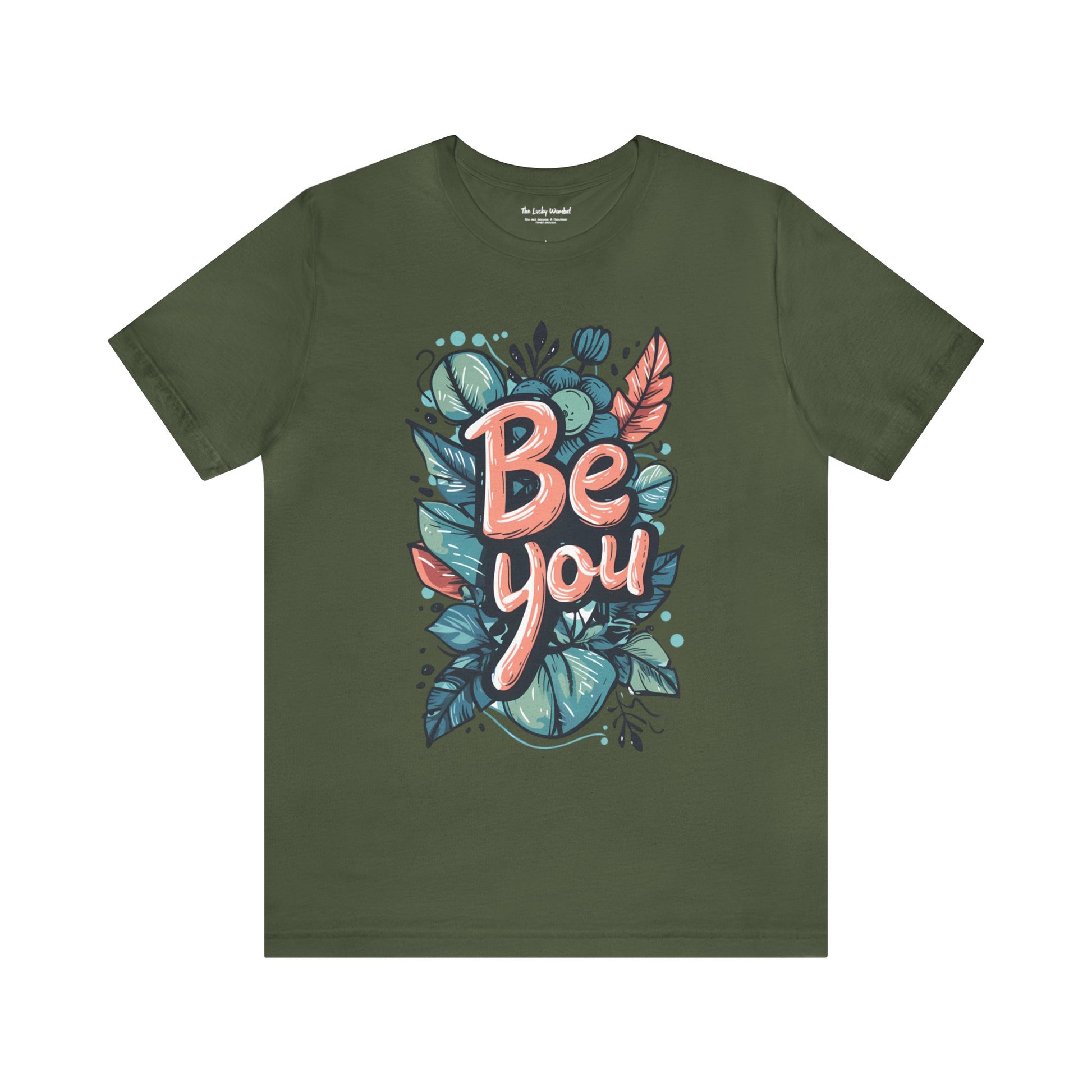 Leaves Be you - Unisex T-shirt - T-Shirt - The Lucky Wombat