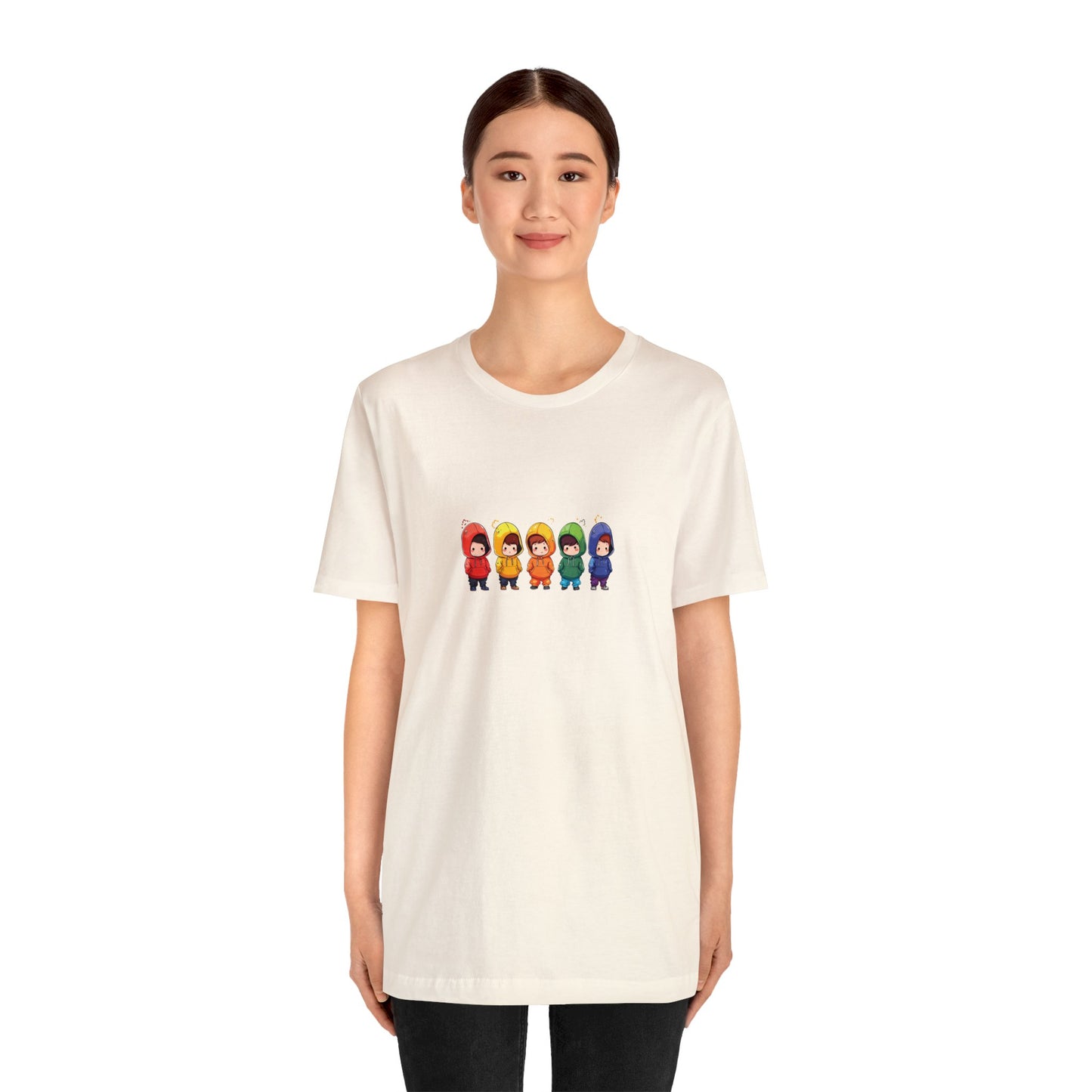 Cutties in Hoodies - Unisex T-Shirt - T-Shirt - Natural -  The Lucky Wombat