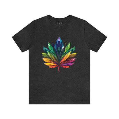 Rainbow-coloured Leaf - Unisex T-shirt