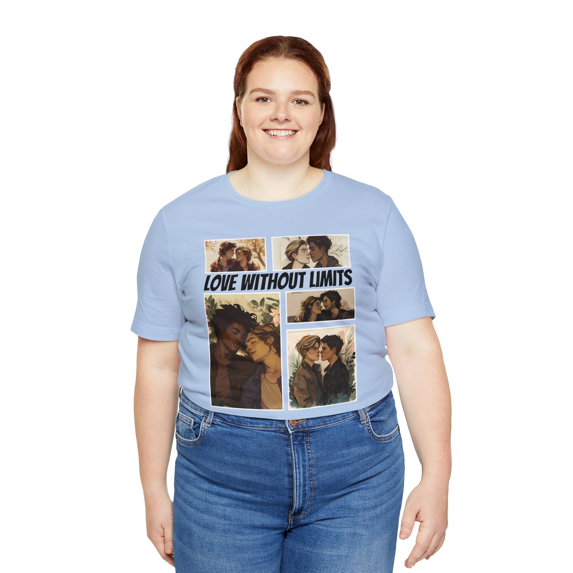 Love Without Limits - Boys - Unisex T-Shirt - T-Shirt - Baby Blue | The Lucky Wombat