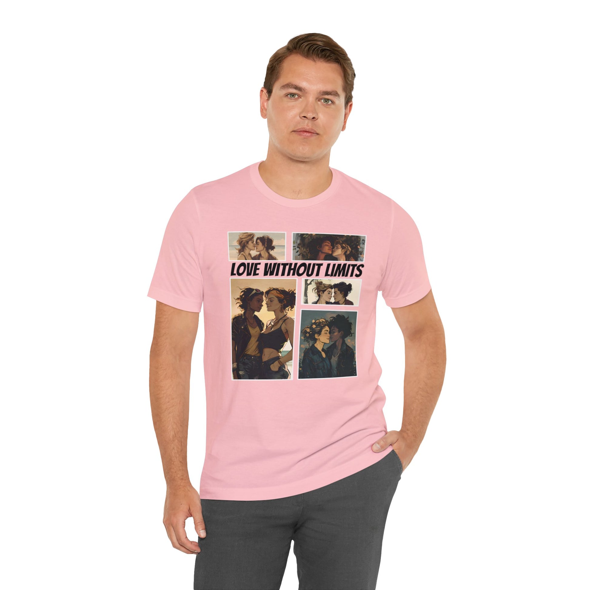 Love Without Limits - Girls - Unisex T-Shirt - T-Shirt - Pink - | The Lucky Wombat