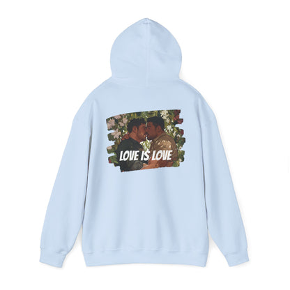 Love Is Love - Bears - Unisex Hoodie - Hoodie - Heather Navy - The Lucky Wombat