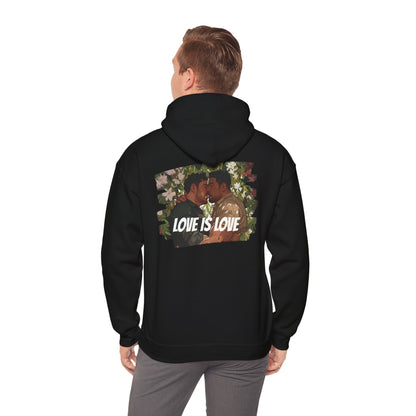 Love Is Love - Bears - Unisex Hoodie - Hoodie - Heather Navy - The Lucky Wombat