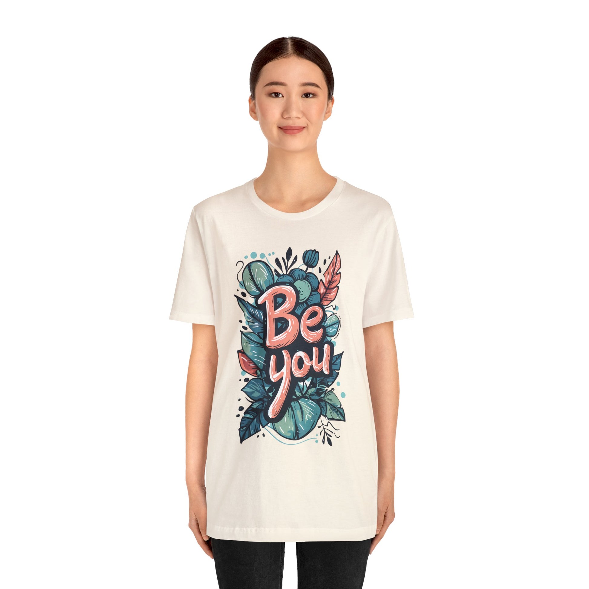 Leaves Be you - Unisex T-shirt - T-Shirt - The Lucky Wombat