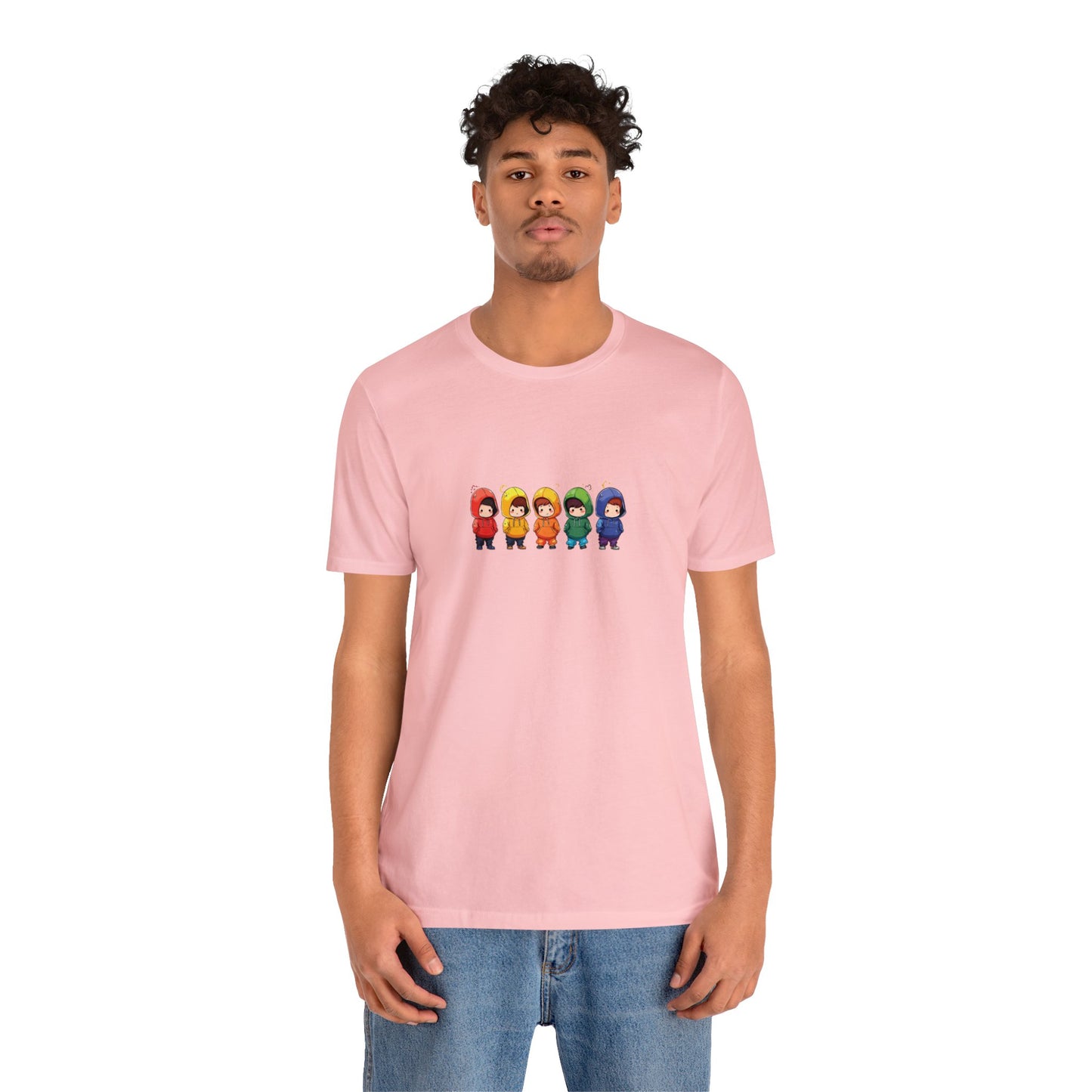 Cutties in Hoodies - Unisex T-Shirt - T-Shirt - Pink - The Lucky Wombat