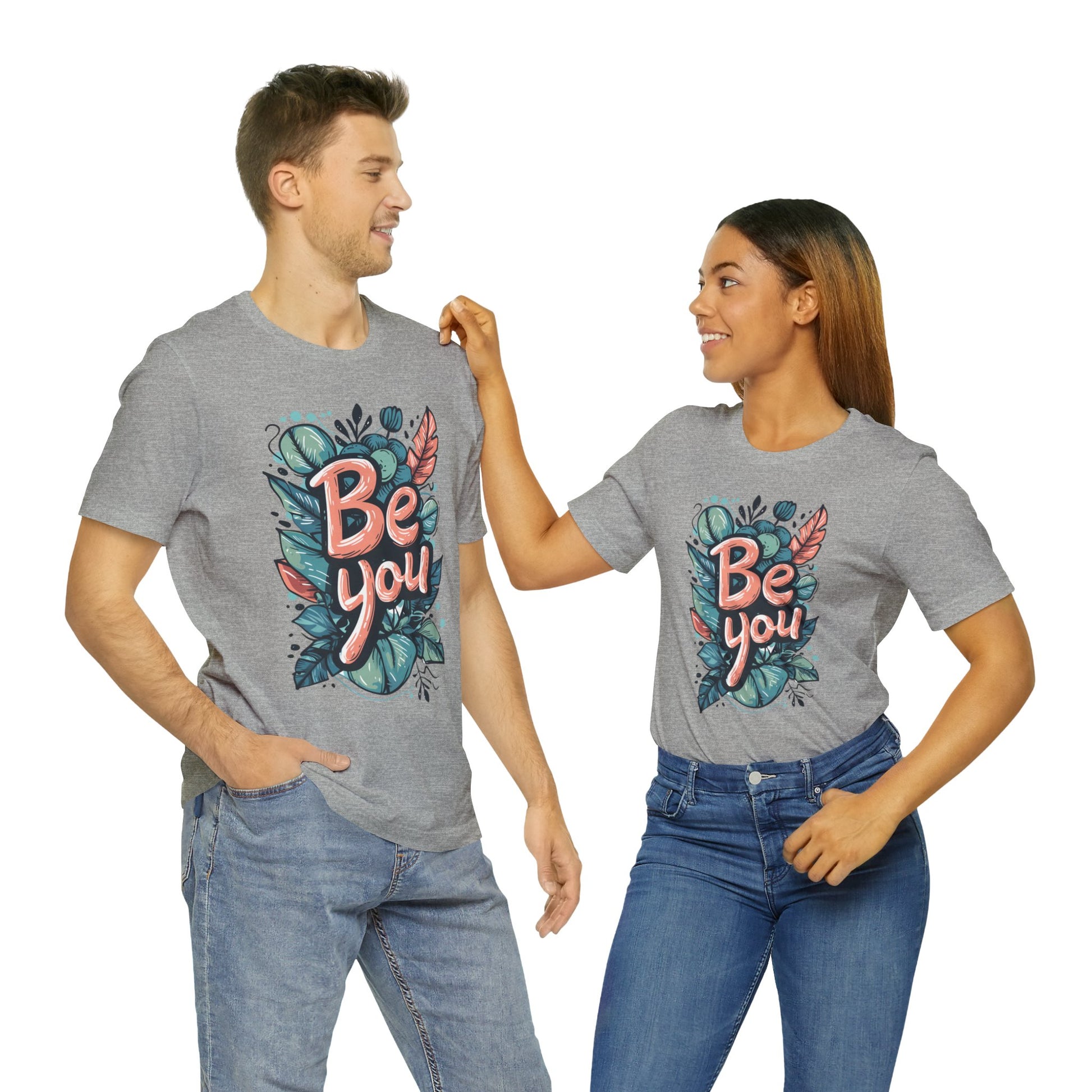 Leaves Be you - Unisex T-shirt - T-Shirt - The Lucky Wombat