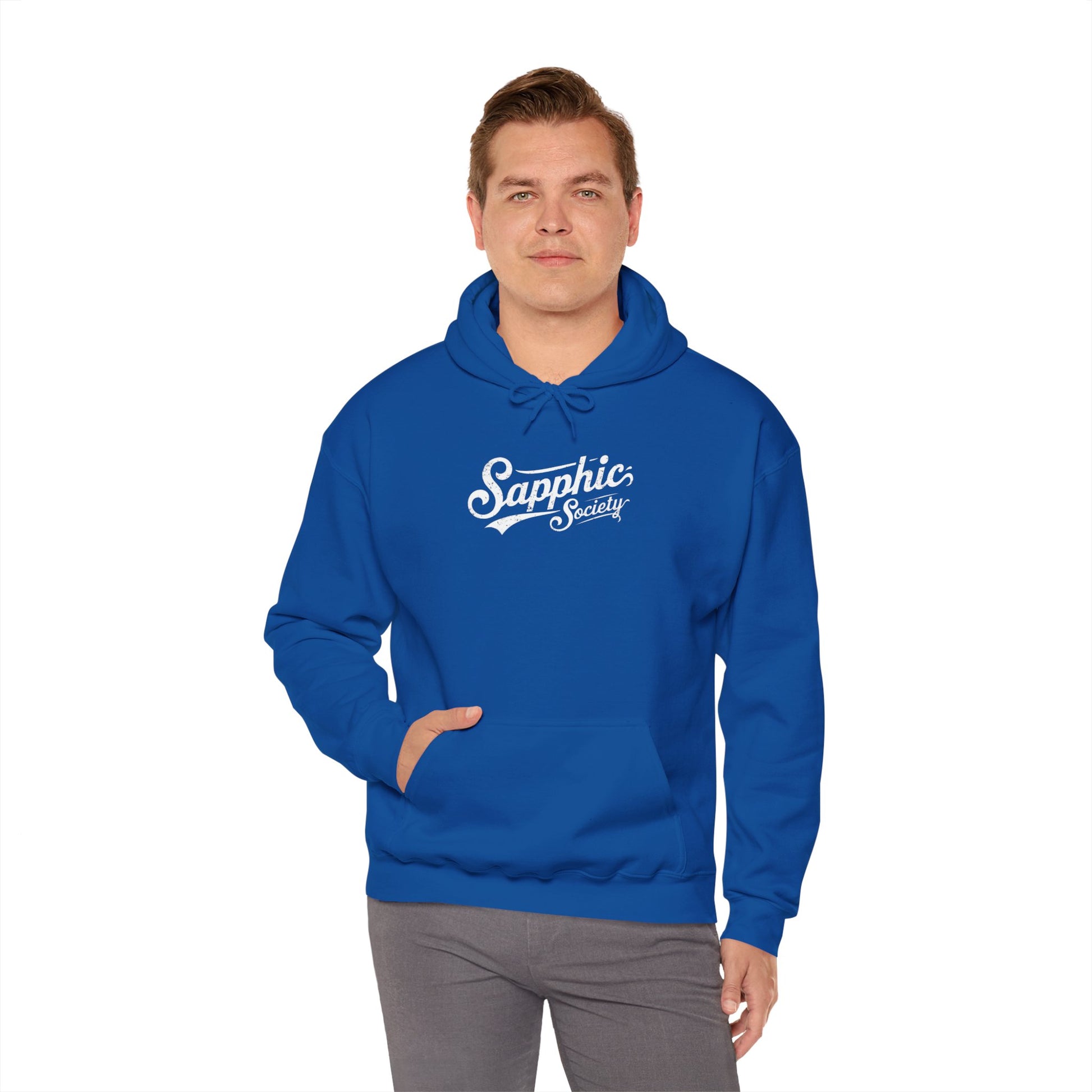 Sapphic Society Hoodie - Hoodie - The Lucky Wombat