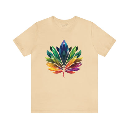 Rainbow-coloured Leaf - Unisex T-shirt