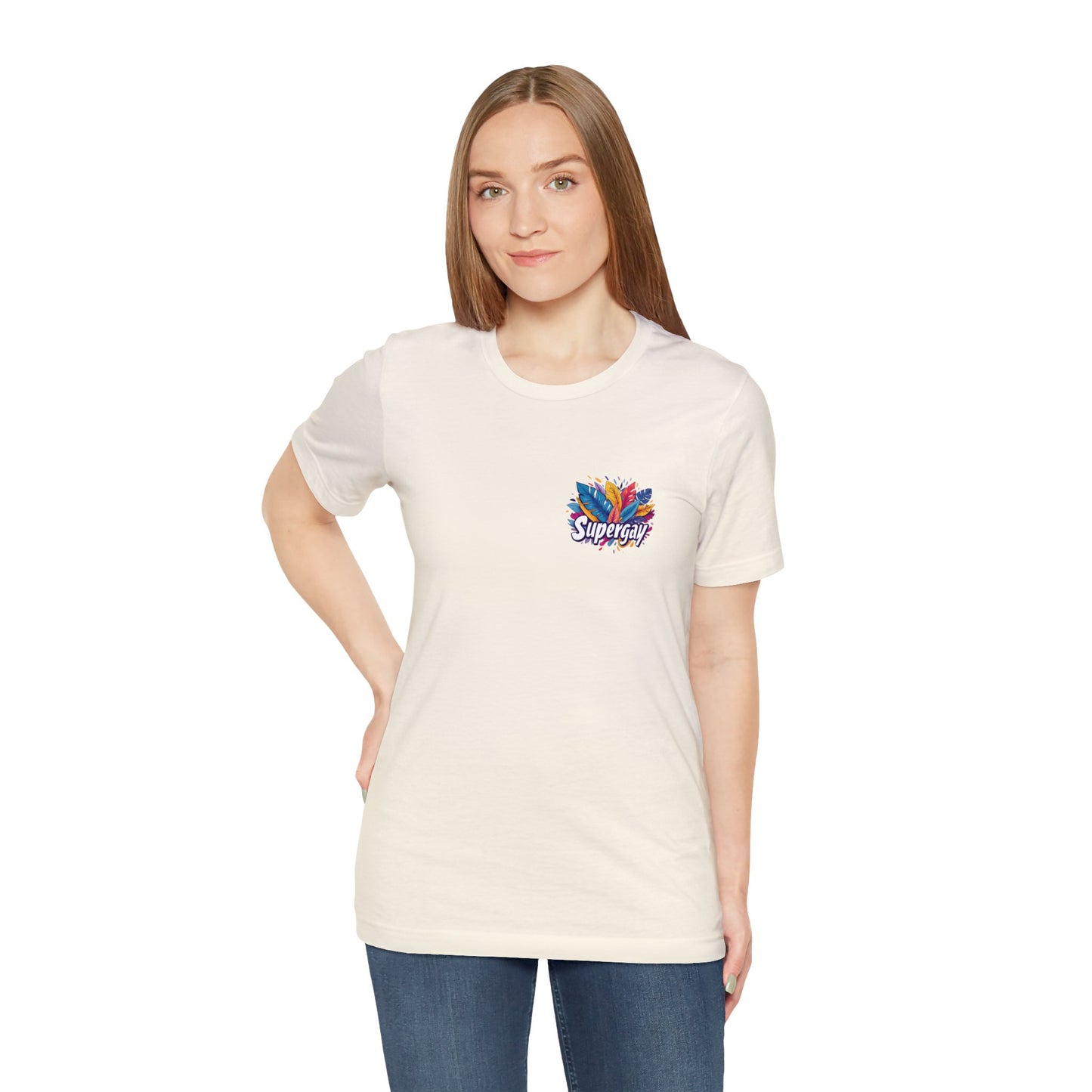 Supergay | Heart-Side Print - T-shirt