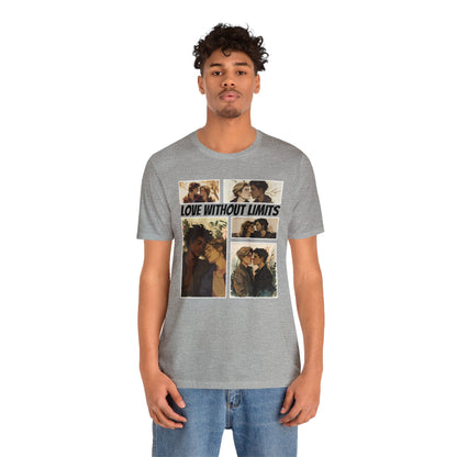 Love Without Limits - Boys - Unisex T-Shirt - T-Shirt - Athletic Heather The Lucky Wombat