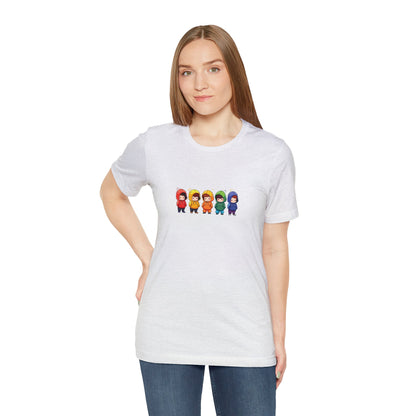 Cutties in Hoodies - Unisex T-Shirt - T-Shirt - Ash - The Lucky Wombat