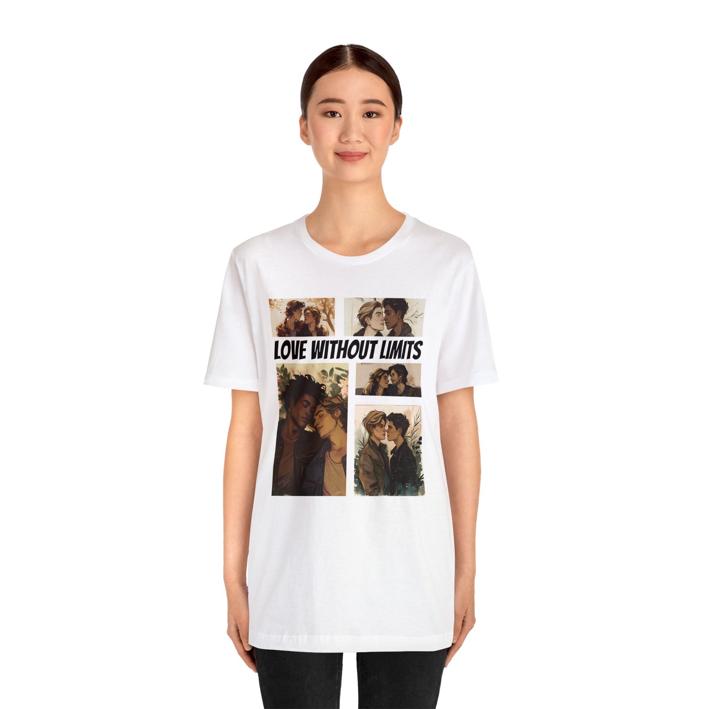 Love Without Limits - Boys - Unisex T-Shirt - T-Shirt - White The Lucky Wombat