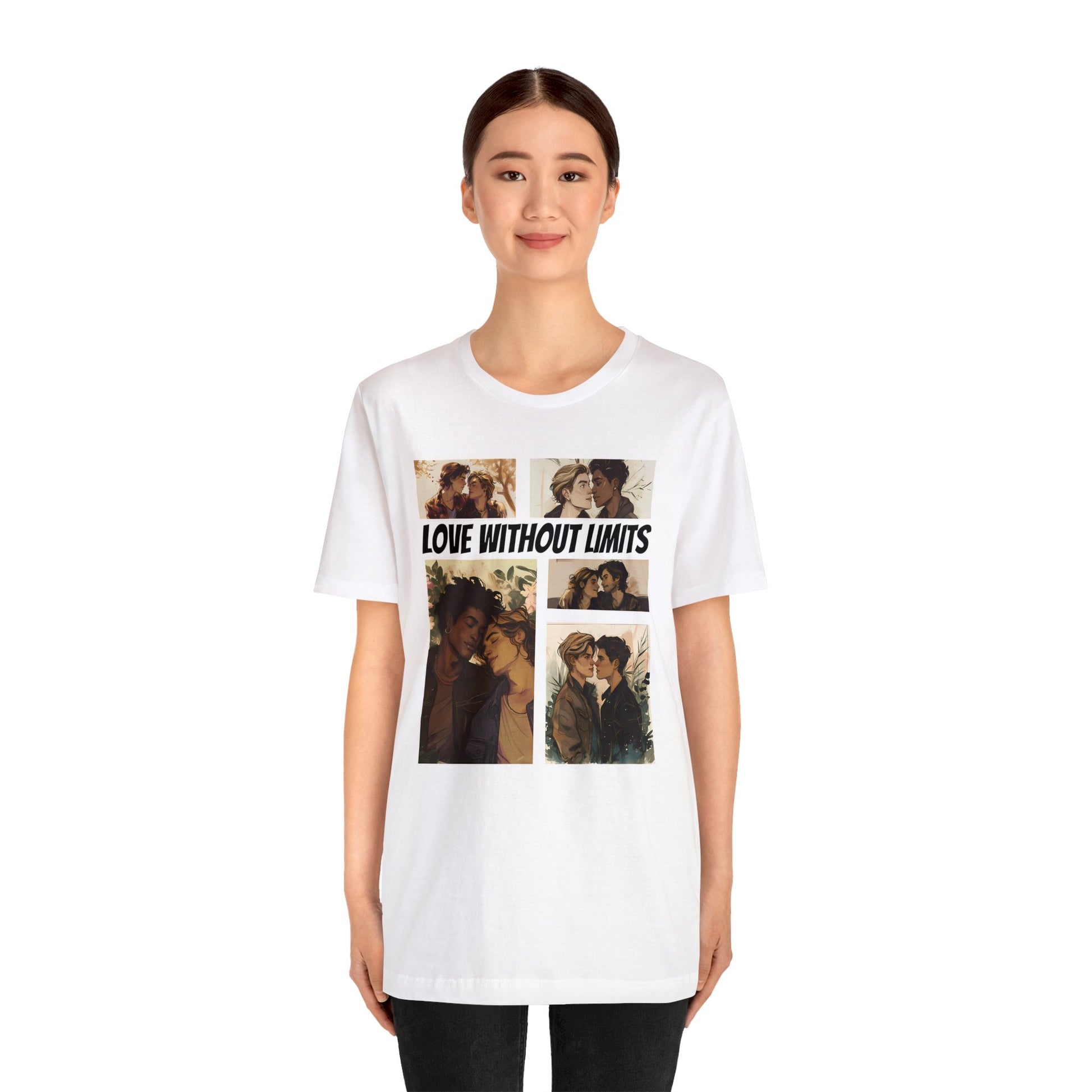 Love Without Limits - Boys - Unisex T-Shirt - T-Shirt - White The Lucky Wombat