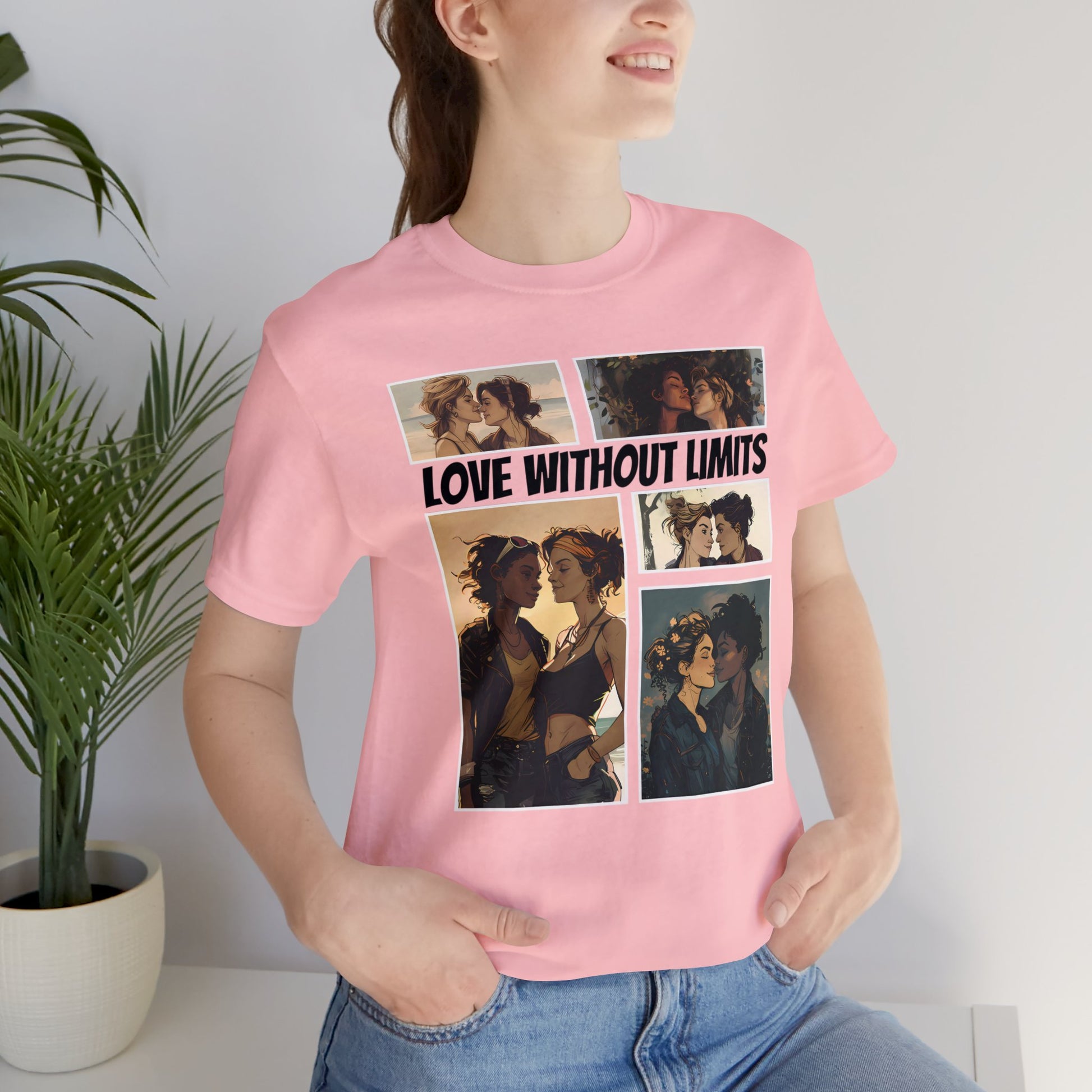 Love Without Limits - Girls - Unisex T-Shirt - T-Shirt - Pink - | The Lucky Wombat