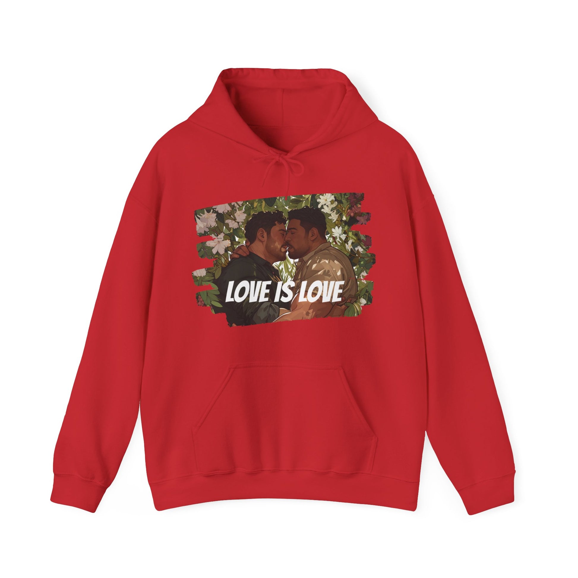 Love Is Love - Bears - Unisex Hoodie - Hoodie - Red - The Lucky Wombat