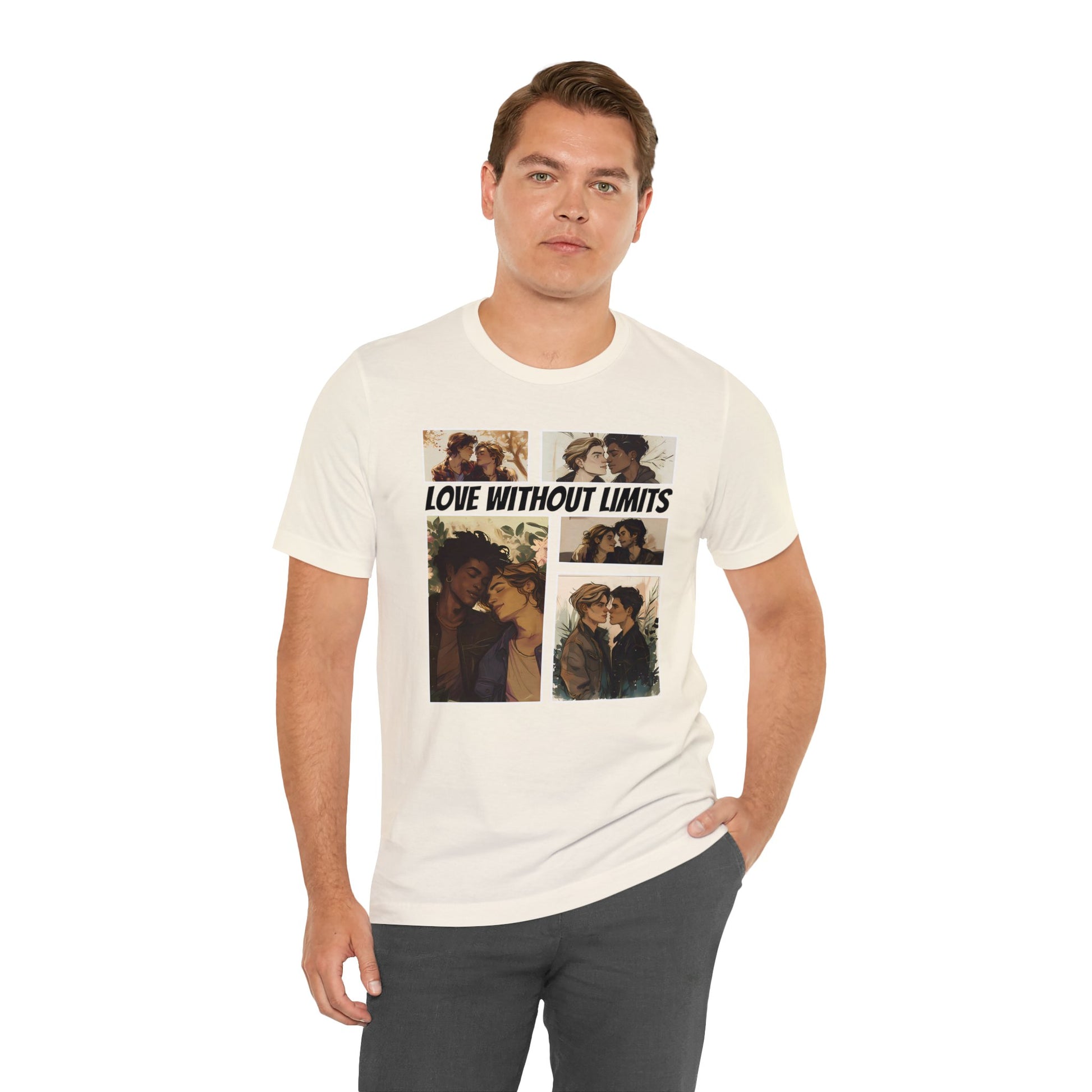 Love Without Limits - Boys - Unisex T-Shirt - T-Shirt - Natural The Lucky Wombat