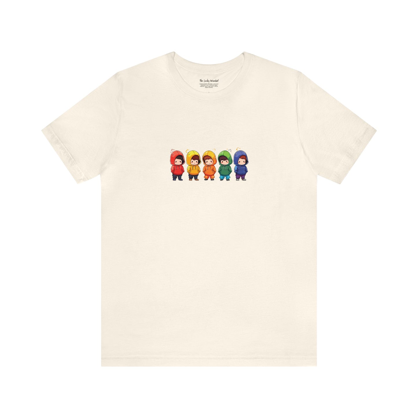Cutties in Hoodies - Unisex T-Shirt - T-Shirt - Natural -  The Lucky Wombat