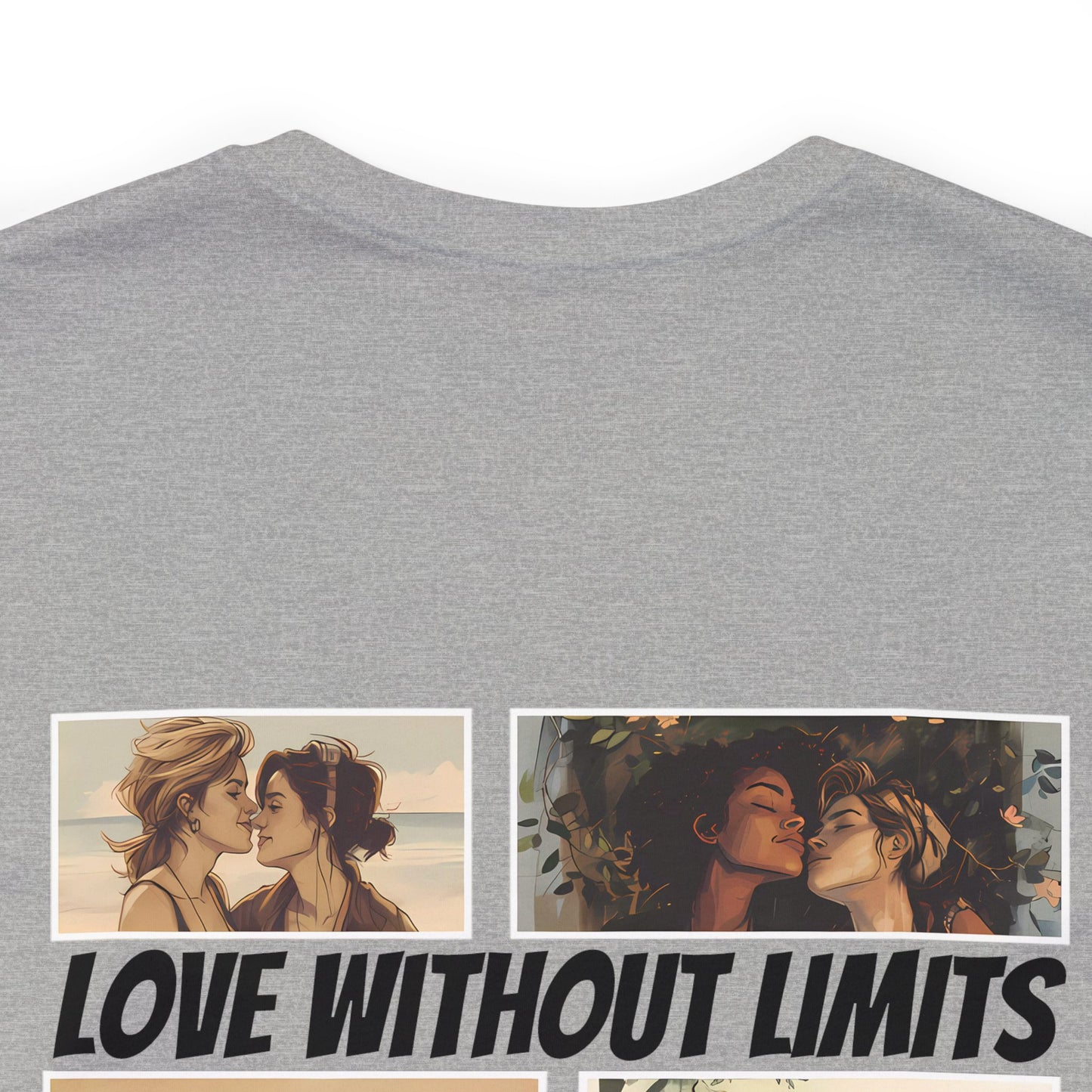 Love Without Limits - Girls - Unisex T-Shirt - T-Shirt - Athletic Heather - | The Lucky Wombat