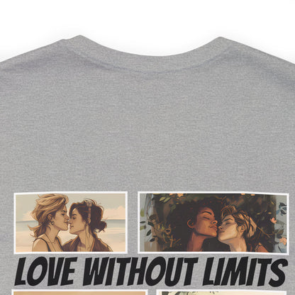 Love Without Limits - Girls - Unisex T-Shirt - T-Shirt - Athletic Heather - | The Lucky Wombat