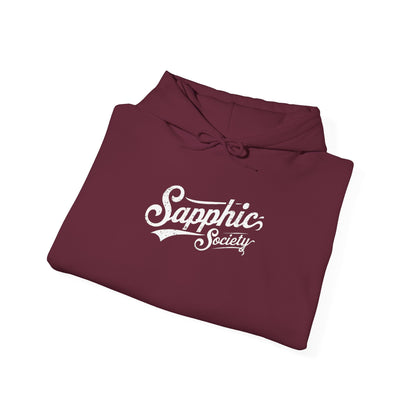 Sapphic Society Hoodie - Hoodie - The Lucky Wombat