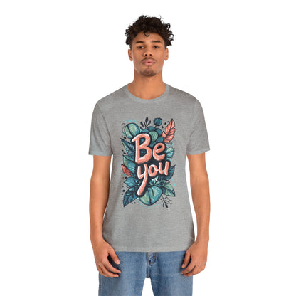 Leaves Be you - Unisex T-shirt - T-Shirt - The Lucky Wombat