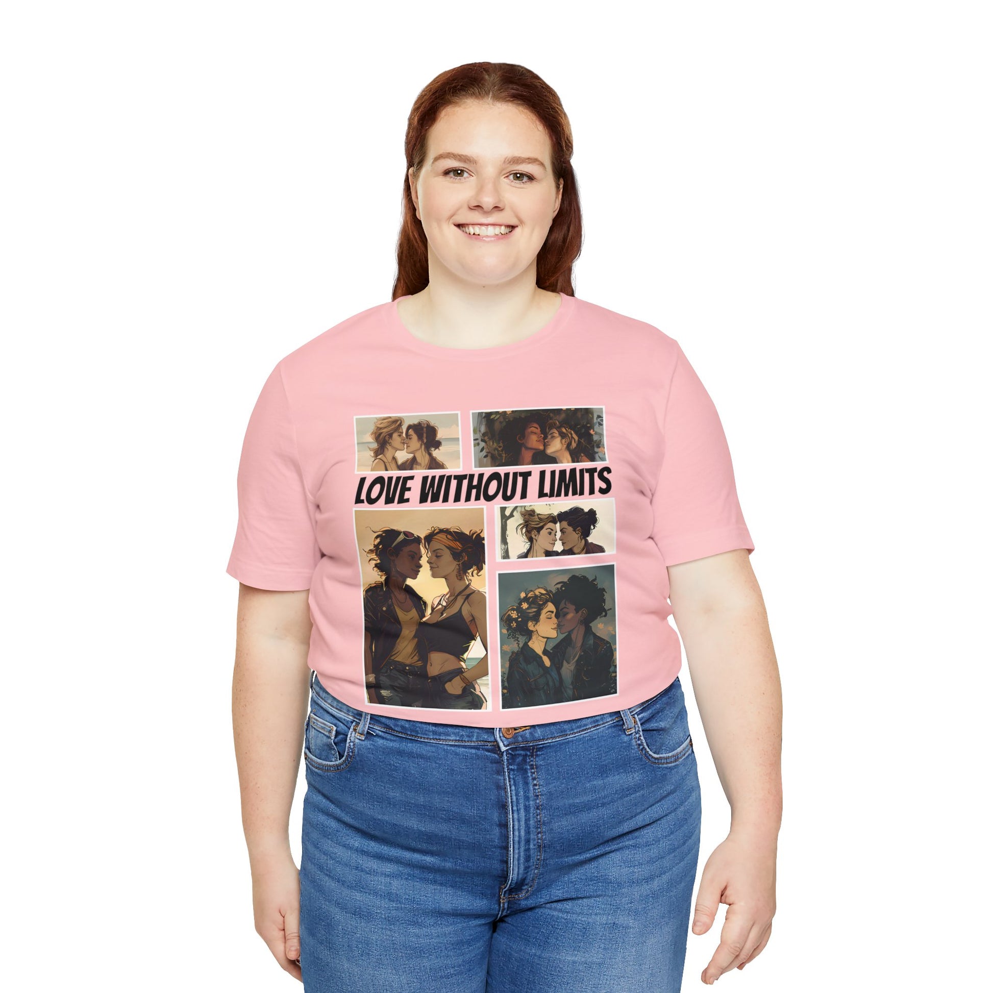 Love Without Limits - Girls - Unisex T-Shirt - T-Shirt - Pink - | The Lucky Wombat