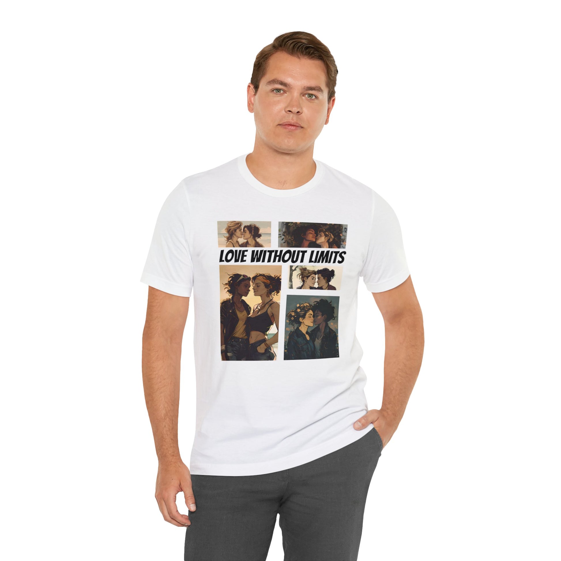 Love Without Limits - Girls - Unisex T-Shirt - T-Shirt - White - | The Lucky Wombat